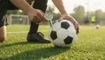 Präzise Balldruckkontrolle für Fußball
