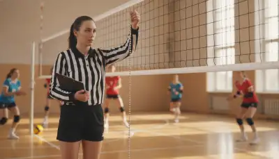 Präzise Netzhöhe im Volleyball