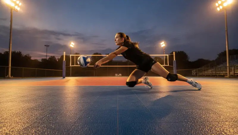 Beleuchtung für Volleyballfelder optimieren