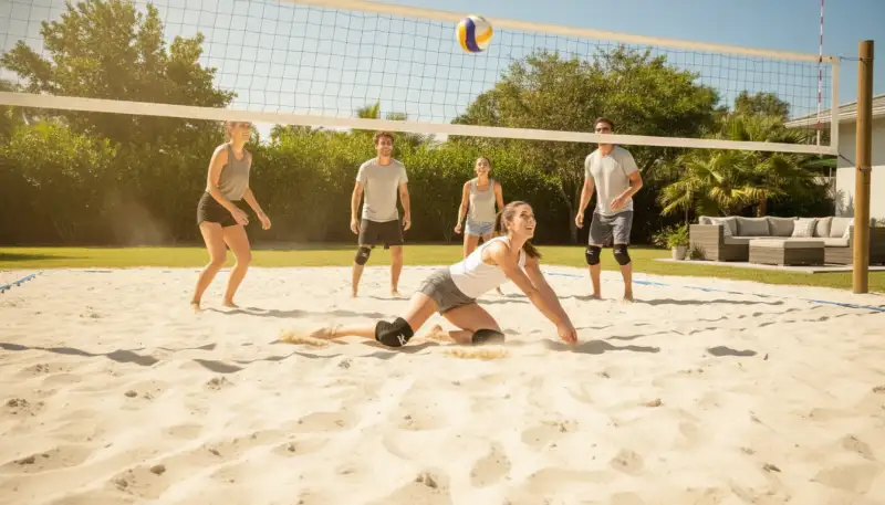 Eigenes Beachvolleyballfeld bauen: Traum wird Realität