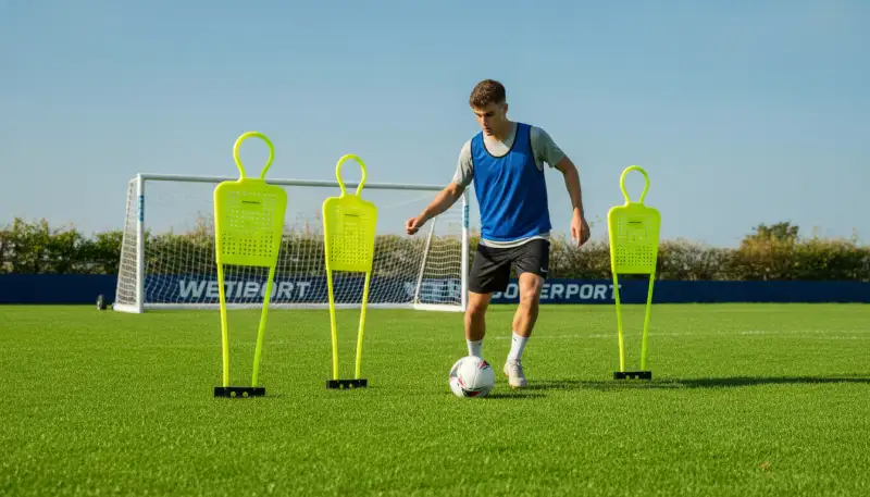 Fußball-Trainingsdummies: Effektiver üben