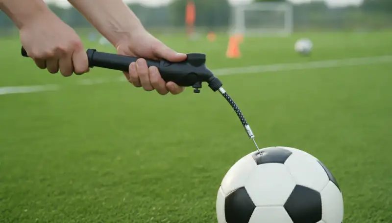 Fußballbälle richtig aufpumpen: Fehler vermeiden