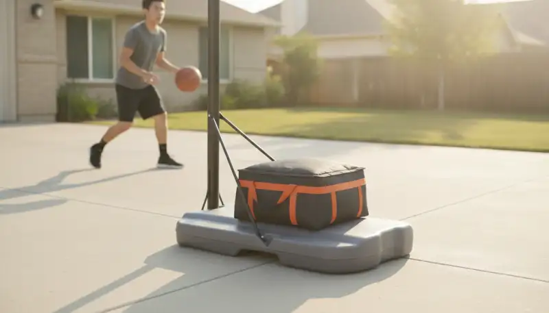 Sicherer Stand: Basketballkorb Bodenanker wählen