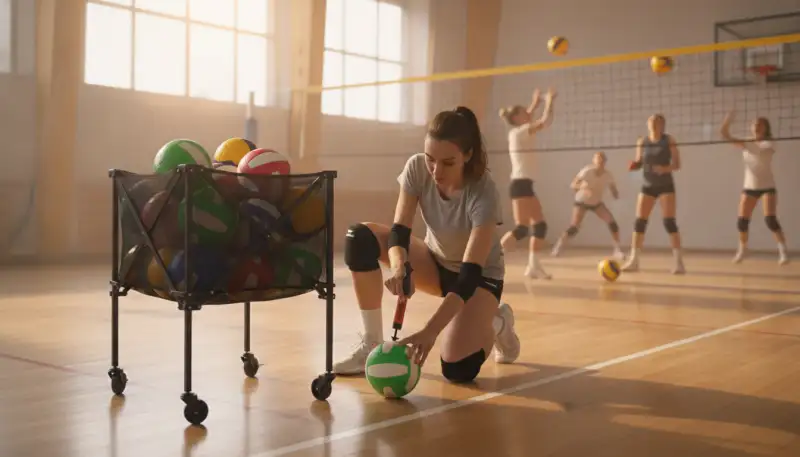 Volleyball-Ballwagen: Training effizient gestalten