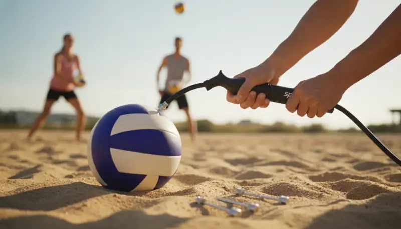 Volleyball richtig aufpumpen leicht gemacht